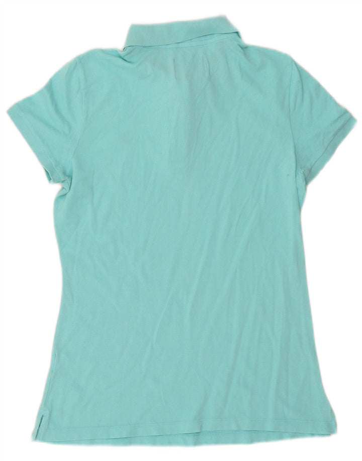 Tricou polo Benetton pentru femei UK 16 mare turcoaz