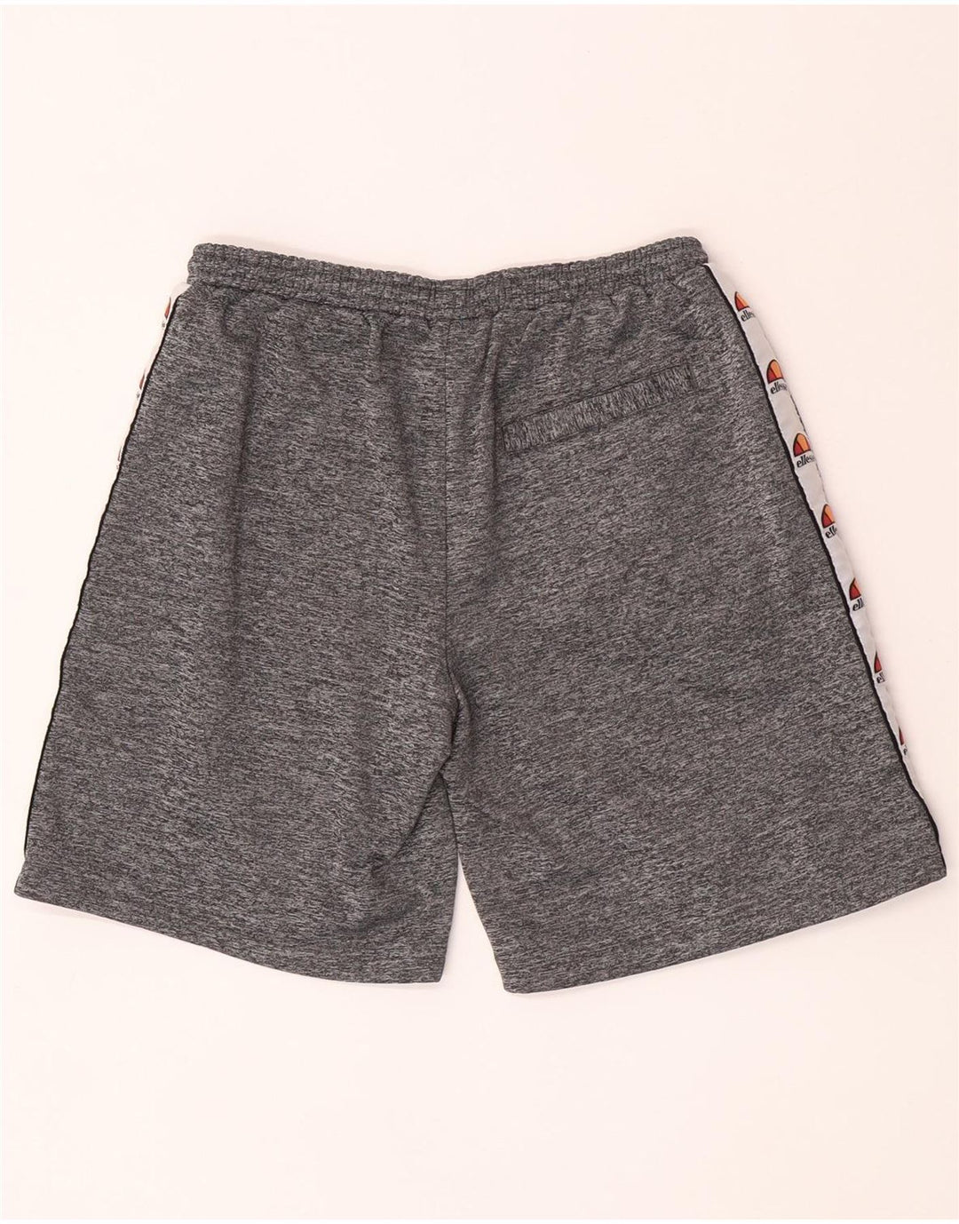 Pantaloni scurți sport grafic Ellesse pentru bărbați, poliester cu pături, gri mediu