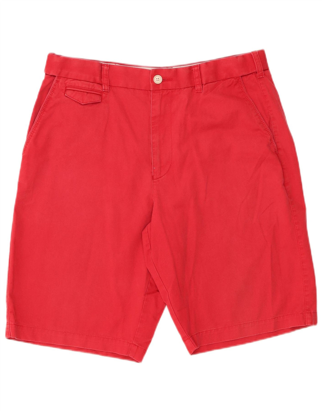 Pantaloni scurți chino pentru bărbați Marks & Spencer W34, bumbac roșu mare