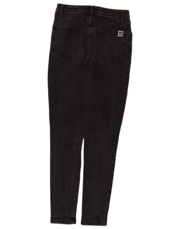 Lucy & Yak Blugi skinny pentru femei UK 8 Small W26 L28 Bumbac negru