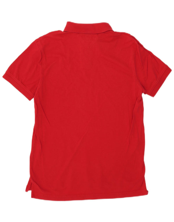 Tricou polo Tommy Hilfiger pentru bărbați, roșu mediu