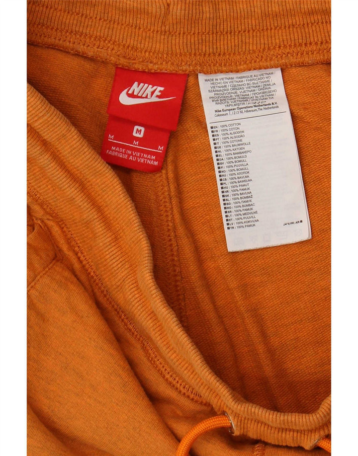 Pantaloni scurți sport grafic Nike pentru bărbați, bumbac maro mediu