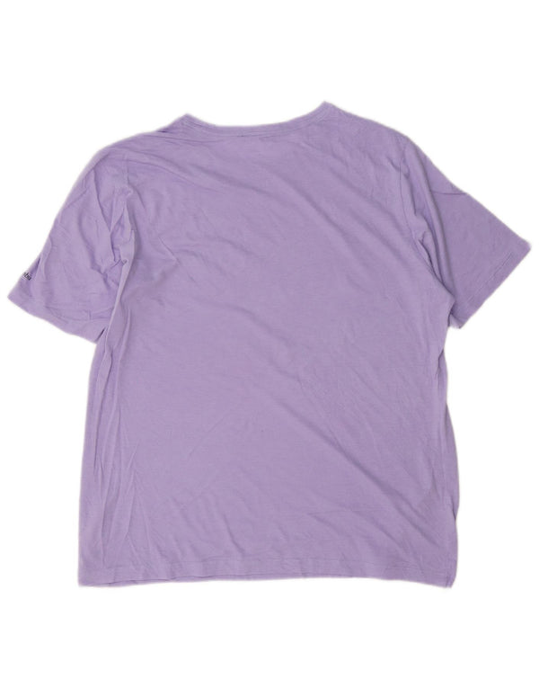 Tricou grafic Columbia pentru femei Top UK 14 Medium Purple Bumbac