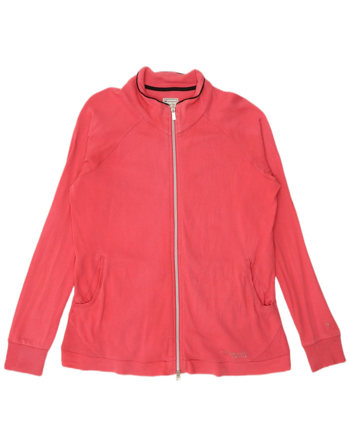 Jachetă de top pentru trening pentru femei Champion Easy Fit UK 14 Roz mediu