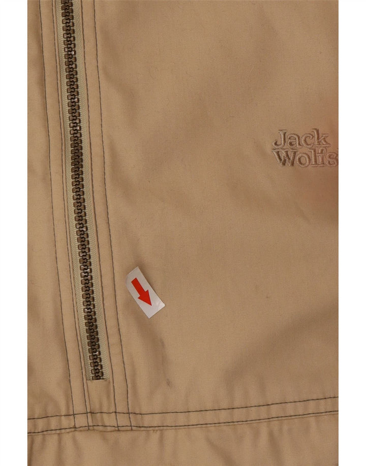 Jack Wolfskin Jachetă Anorak cu glugă pentru bărbați UK 44 2XL Bej Poliester
