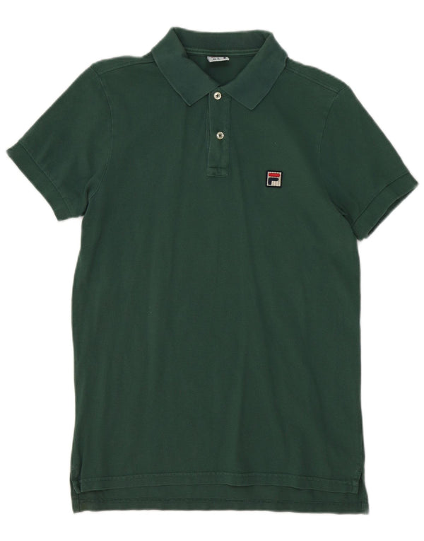 Tricou Polo Tenis Bărbați Fila IT 42 XS Bumbac Verde