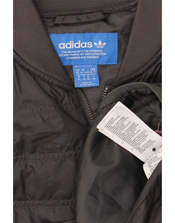 Jachetă căptușită pentru bărbați Adidas UK 42 XL Poliester negru