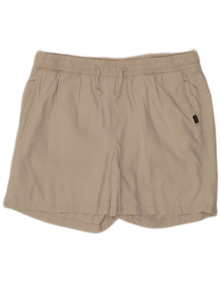 JACK & JONES Pantaloni scurți casual pentru bărbați, mari W32, bej, lyocell