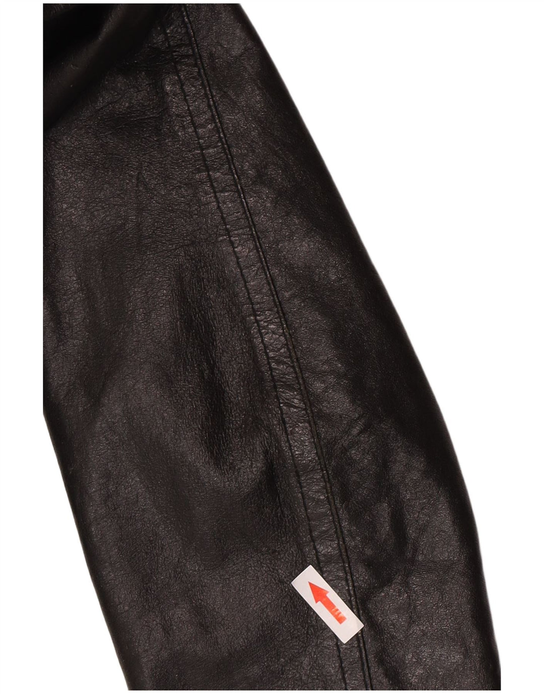 Bomber din piele vintage pentru femei IT 44 Medium Black Leather