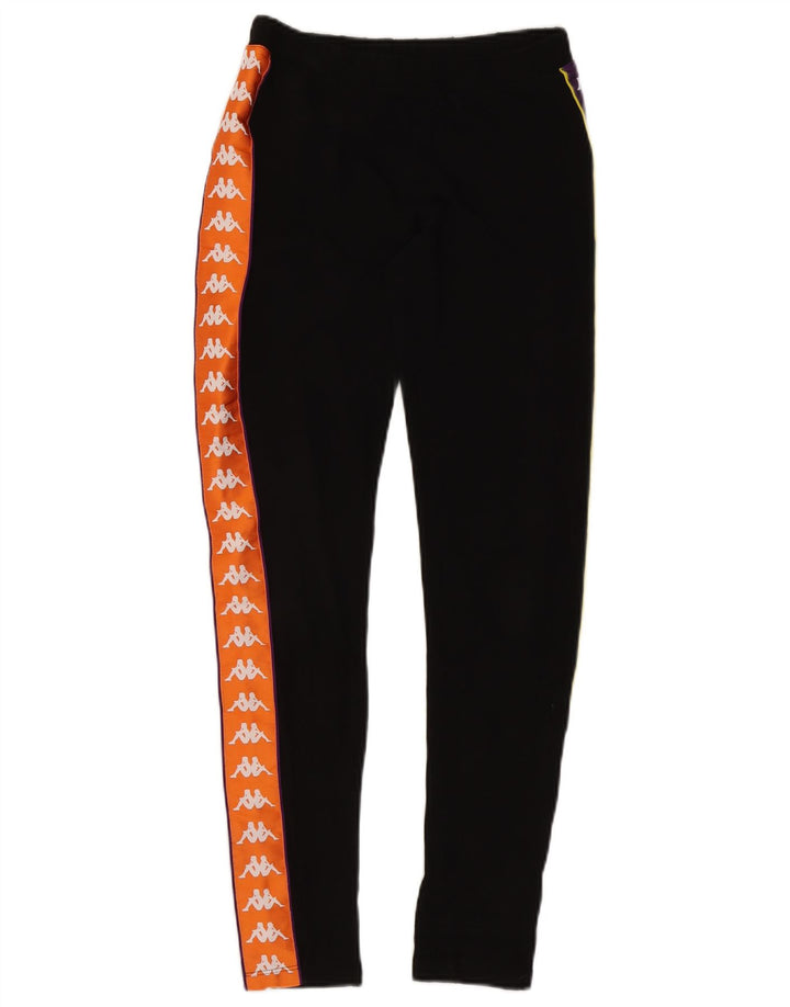 Jambiere grafice pentru femei Kappa UK 10, negru, color block