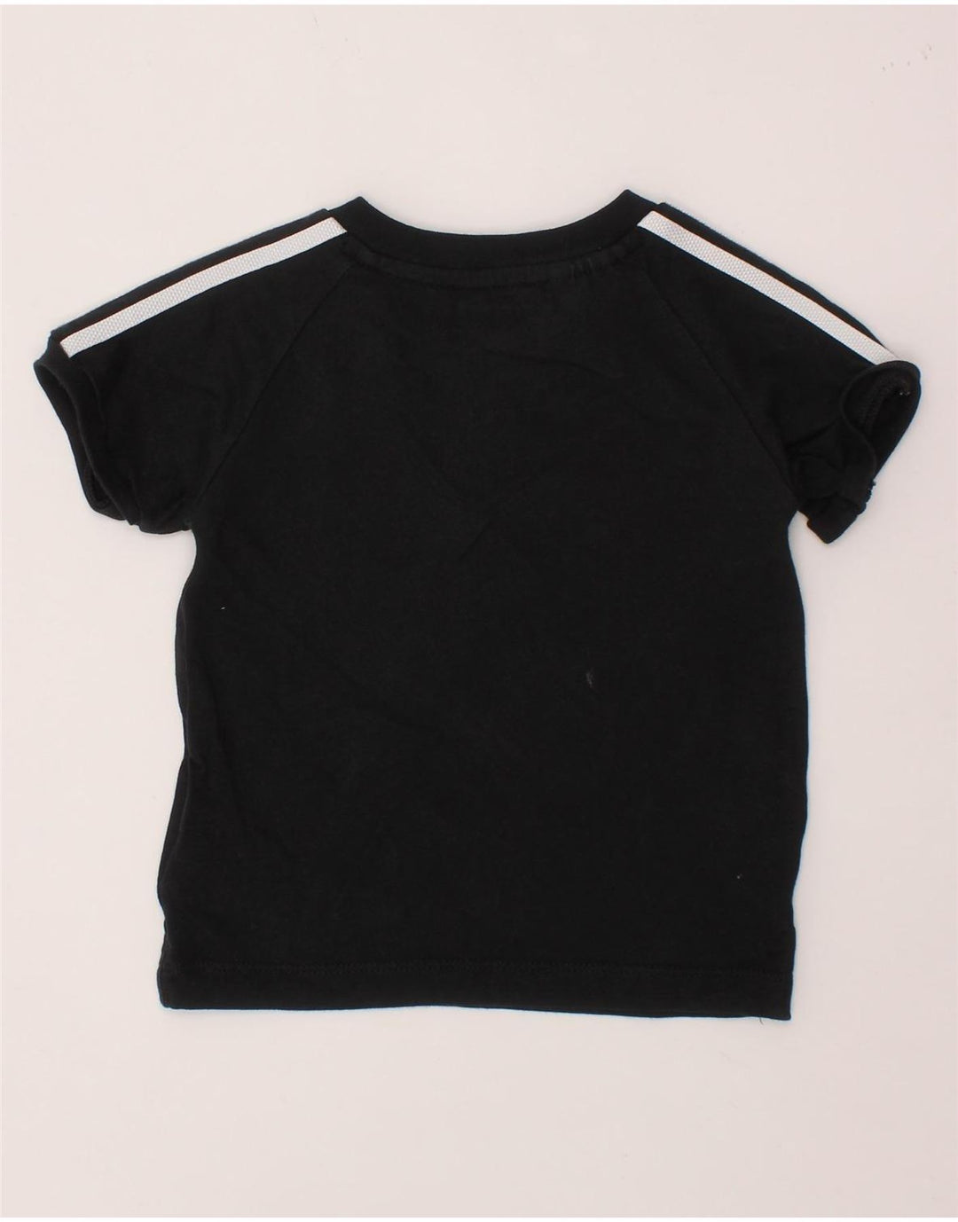 Tricou ADIDAS pentru bebelusi baieti Top 6-9 luni bumbac negru