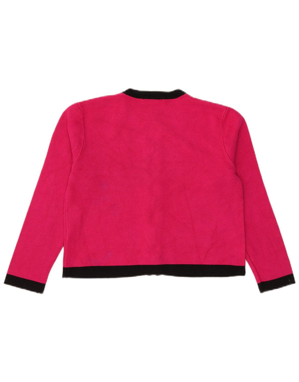Pulover cardigan pentru femei Zara, UK 12, Roz mediu, viscoză