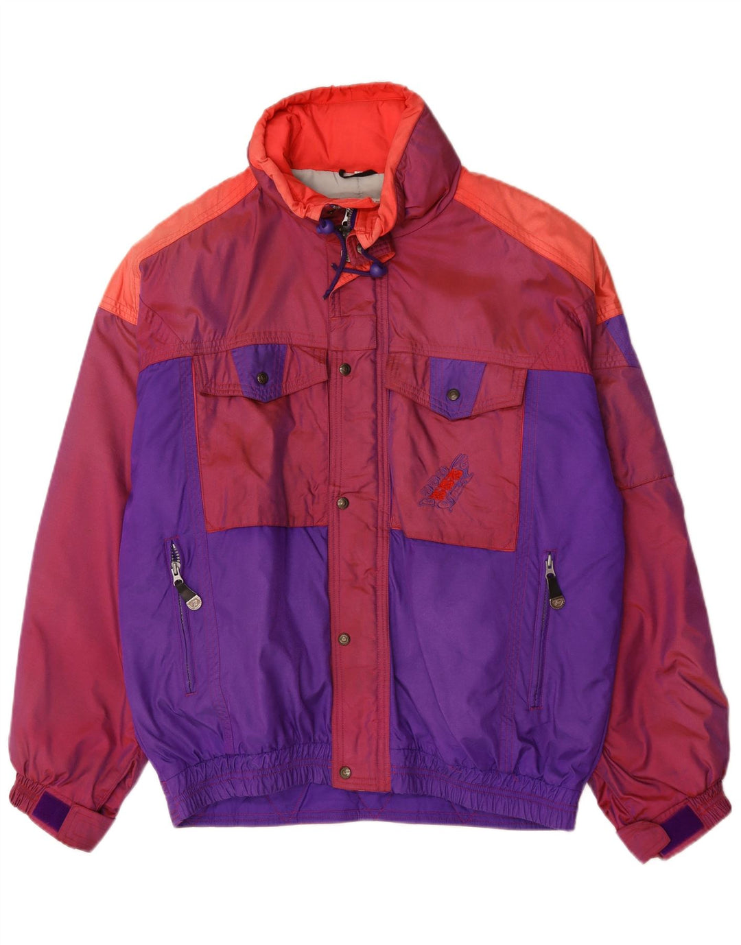 Jachetă de schi vintage pentru bărbați IT 54 XL, multicoloră, din poliamidă