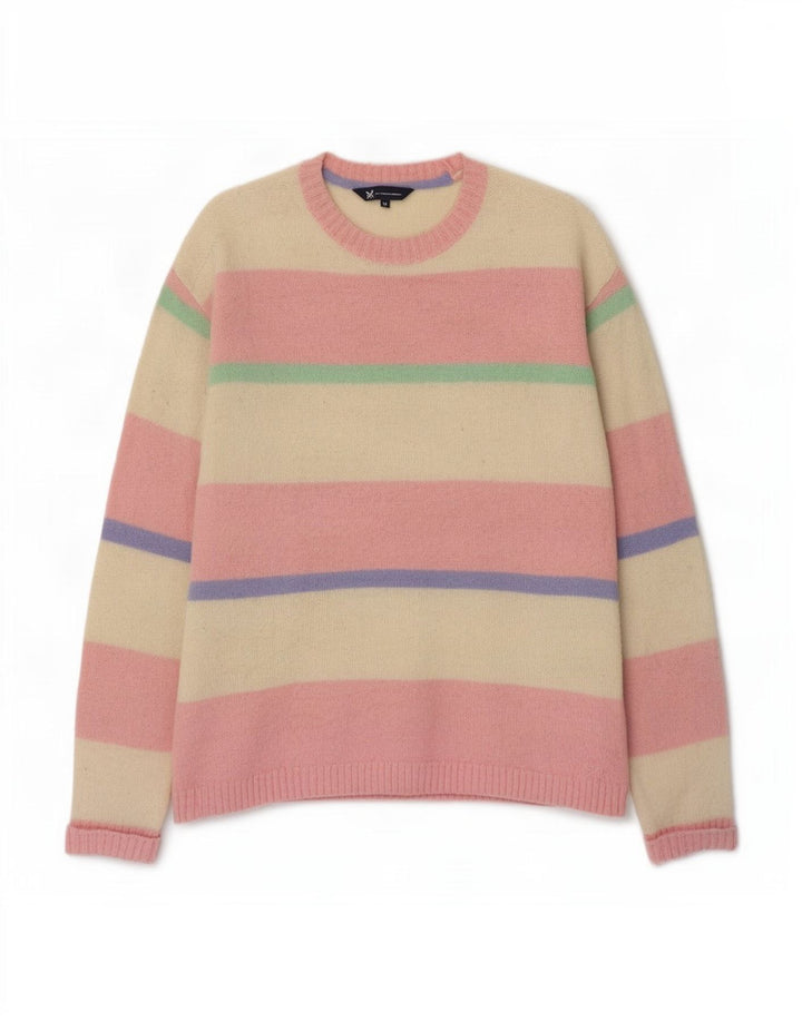 Crew Clothing Pulover cu gât pentru femei UK 16 Large Multicolor