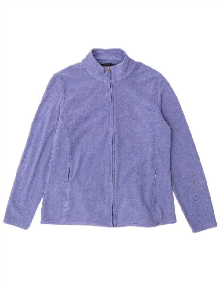 Jachetă fleece pentru femei Marks & Spencer UK 16 Poliester violet mare