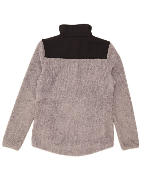 Jachetă fleece pentru femei Fila UK 6 XS gri poliester color bloc
