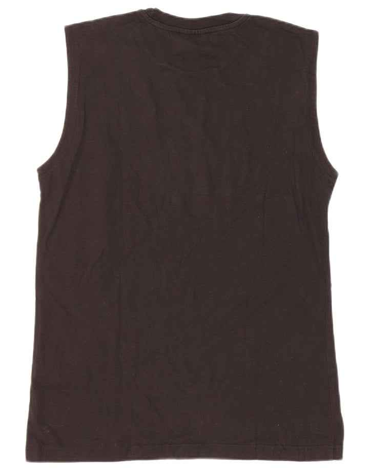 Vestă Champion Womens Top UK 12 Medium Black Bumbac
