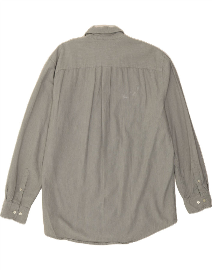 TOMMY HILFIGER Mens Classic Fit Shirt XL Grey Cotton Vintage Tommy Hilfiger and Second-Hand Tommy Hilfiger from Messina Hembry 