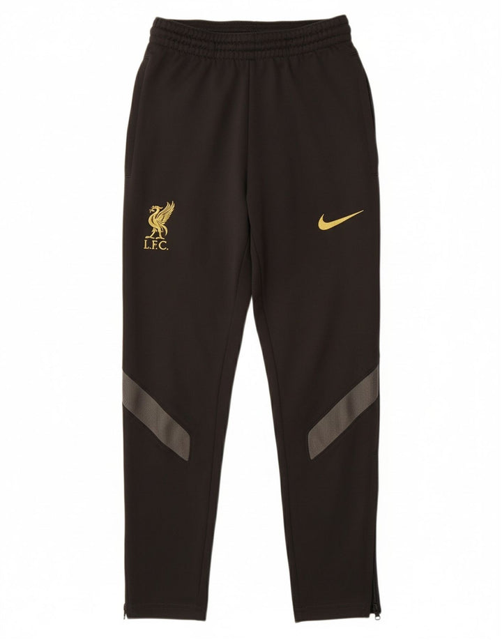 Pantaloni de trening NIKE Liverpool pentru băieți 8-9 ani, poliester, gri mic