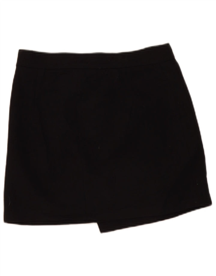 Fusta Wrap Asimetrică pentru Femei Zara Mic W27 Negru