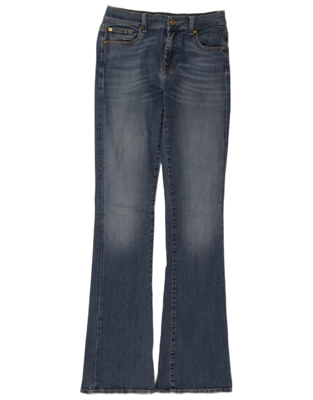 Blugi evazați pentru femei 7 For All Mankind L27 L34 Albastru