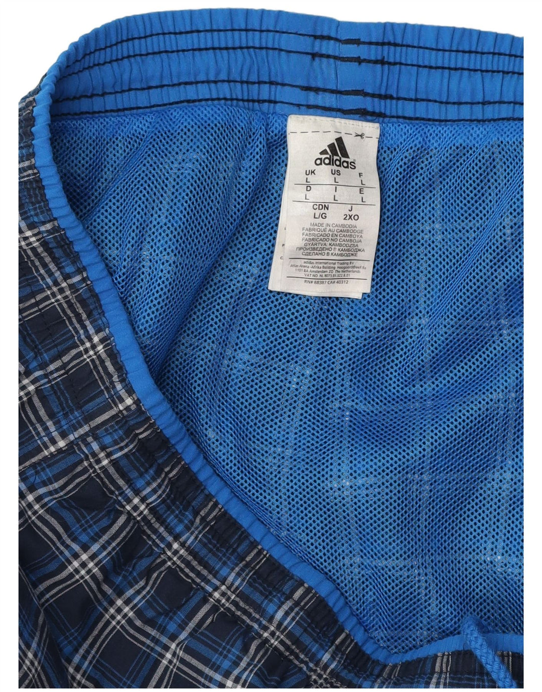Pantaloni scurți de înot Adidas pentru bărbați, mari, bleumarin, din poliester