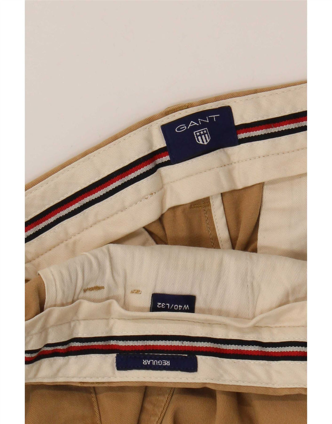 Pantaloni chino obișnuiți pentru bărbați Gant L40 L32 bej