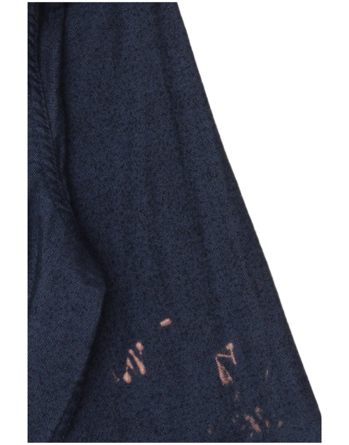 Cămașă Hollister pentru bărbați XL, bumbac albastru