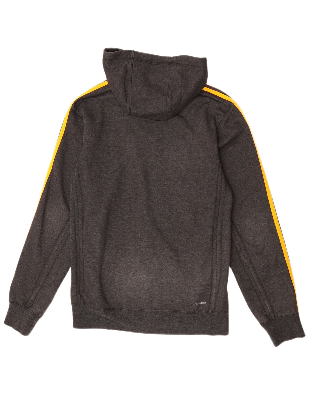 Pulover Adidas Climalite Zip pentru bărbați, poliester mic, gri