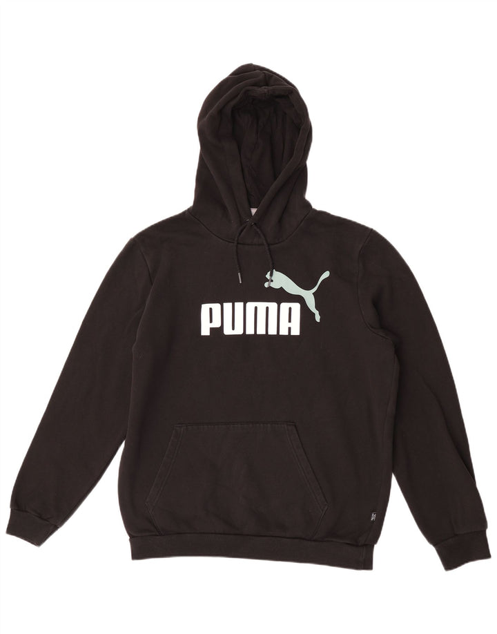 Pulover pentru bărbați Puma Graphic Hoodie, bumbac mediu negru