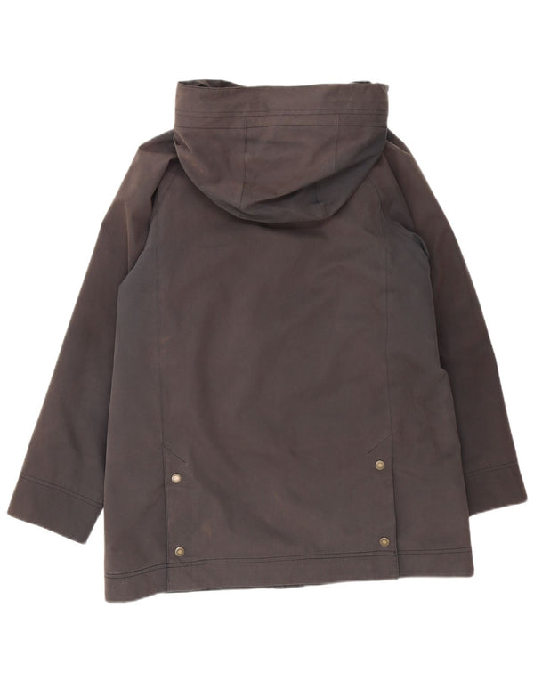 Jachetă parka supradimensionată cu glugă Barbour pentru femei UK 10, bumbac gri mic