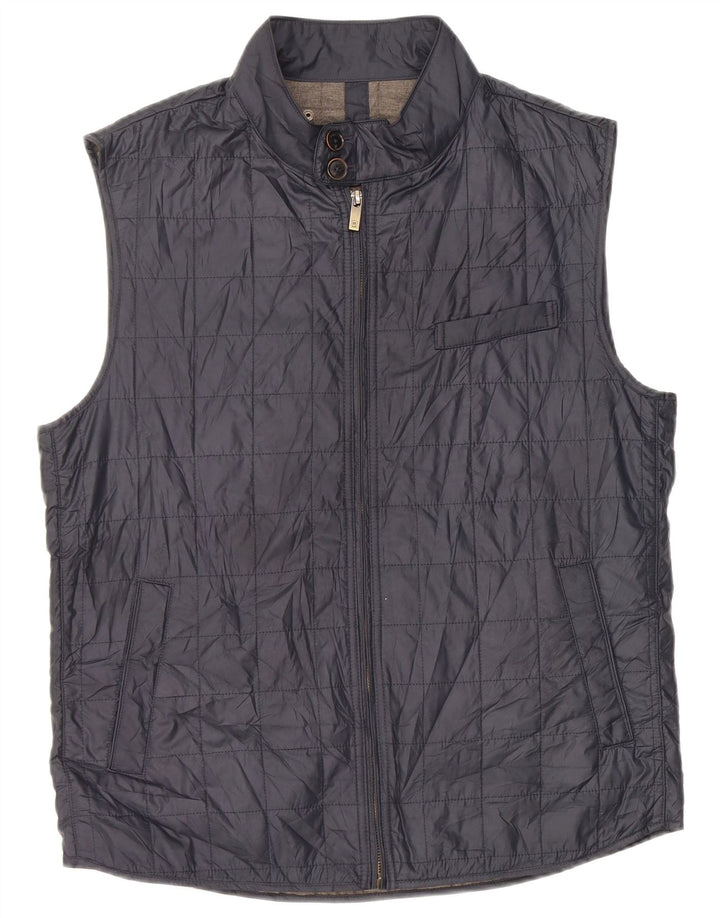 Gilet pentru bărbați Massimo Dutti UK 40, mare, albastru, poliester