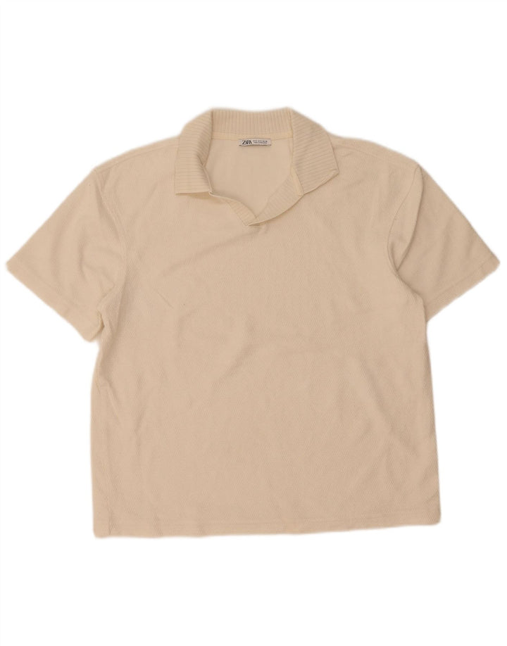 Tricou polo pentru bărbați Zara, mic alb