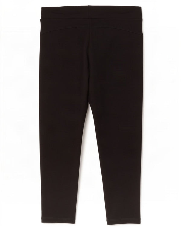 Leggings crop cu autograf pentru femei Marks & Spencer UK 16, mari, negru, viscoză