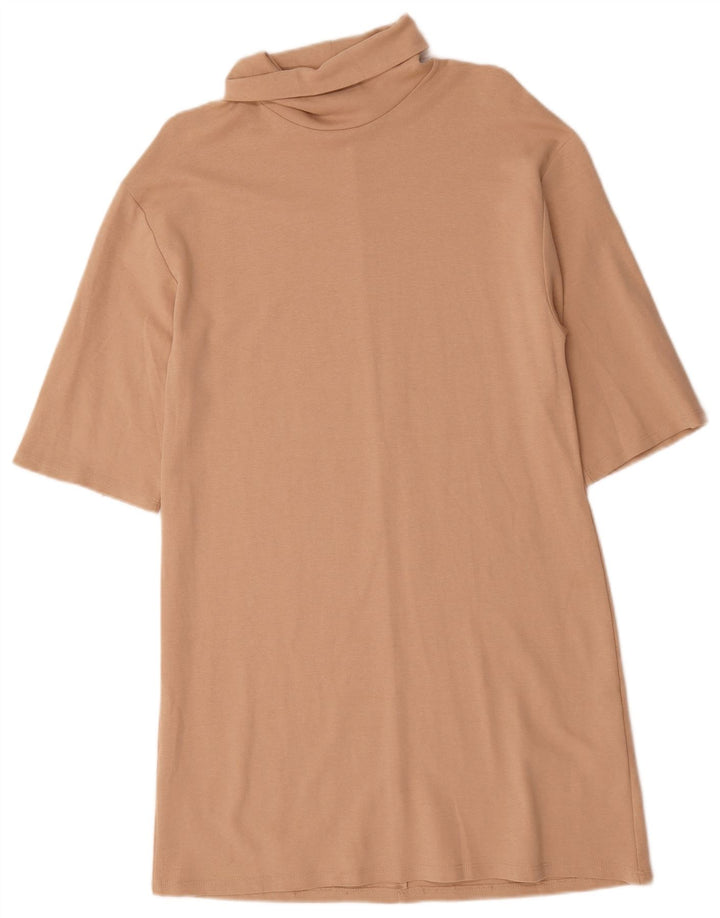 Rochie de dama Zara Marea Britanie 10 Mic Bej Bumbac