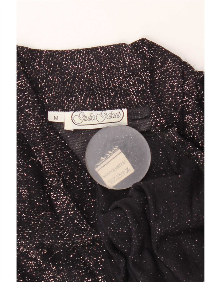 Bluză cu mânecă lungă pentru femei Giulia Galanti Top UK 14 Medium Black Flecked