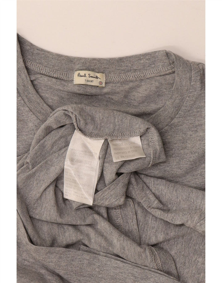 Tricou grafic pentru bărbați PAUL SMITH Top mic gri din bumbac cu imprimeu animal