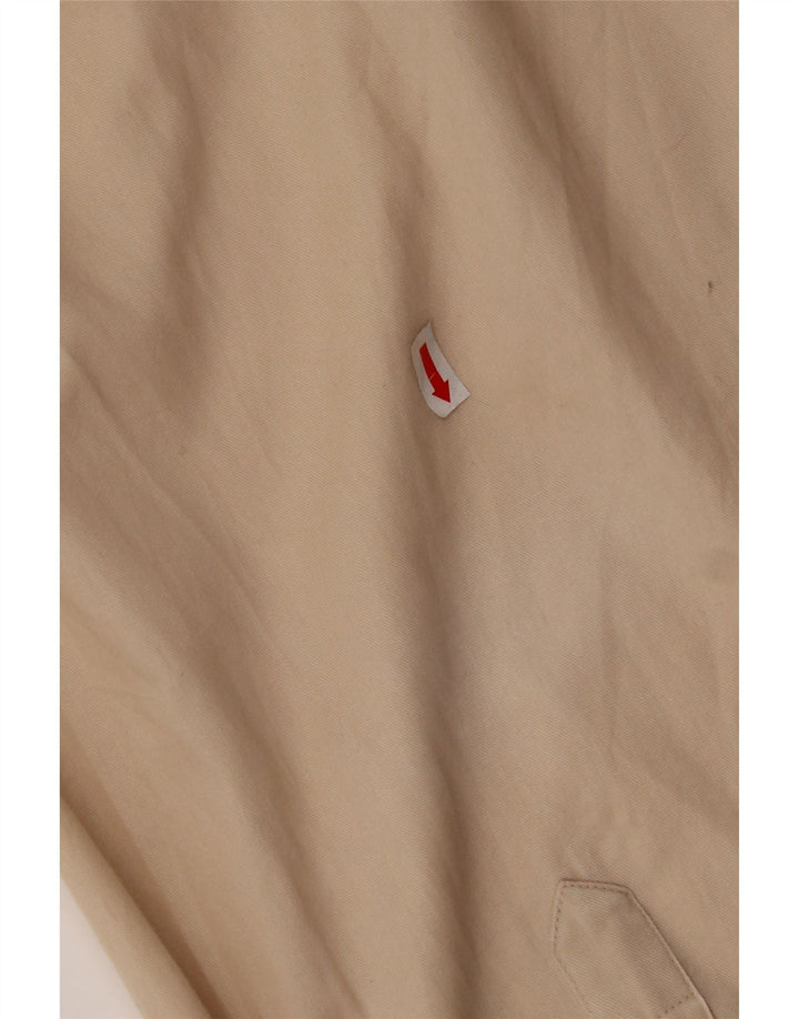 Cămașă Izod Bărbați Regular Fit Mărimea 18 2XL Bumbac Bej