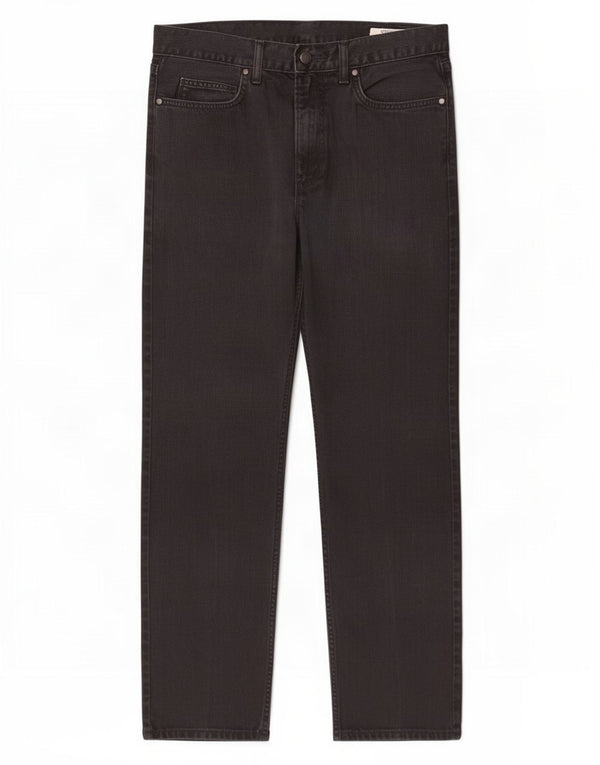 Blugi drepți obișnuiți pentru bărbați Marks & Spencer W34 L29 bumbac negru
