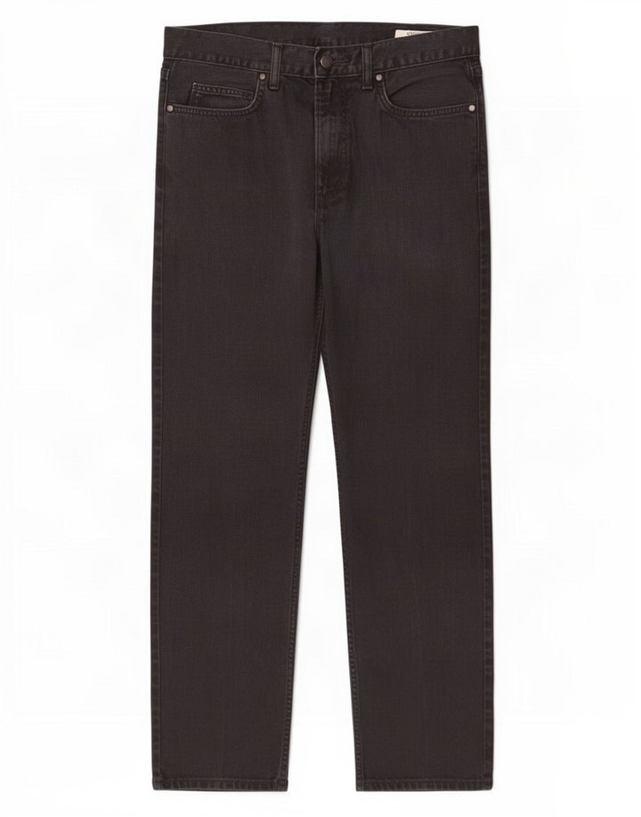 Blugi drepți obișnuiți pentru bărbați Marks & Spencer W34 L29 bumbac negru