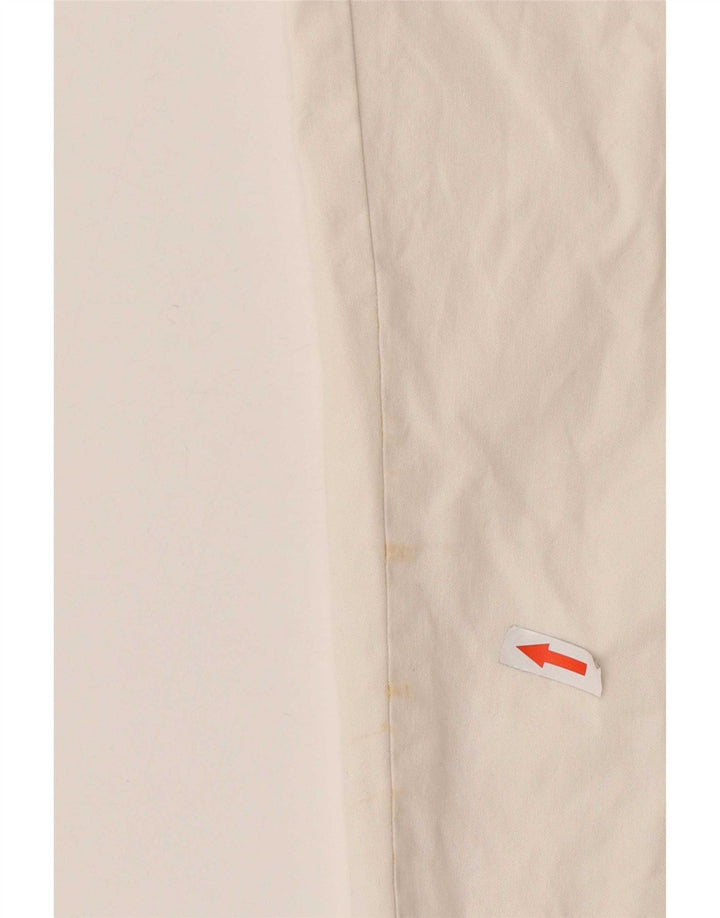 Pantaloni chino slim pentru femei Zara Mediu L32 L30 Bumbac alb