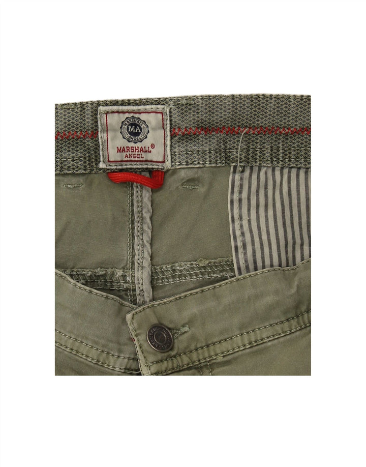 MARSHALL ANGEL Mens Cargo Shorts W40 XL  Khaki Cotton