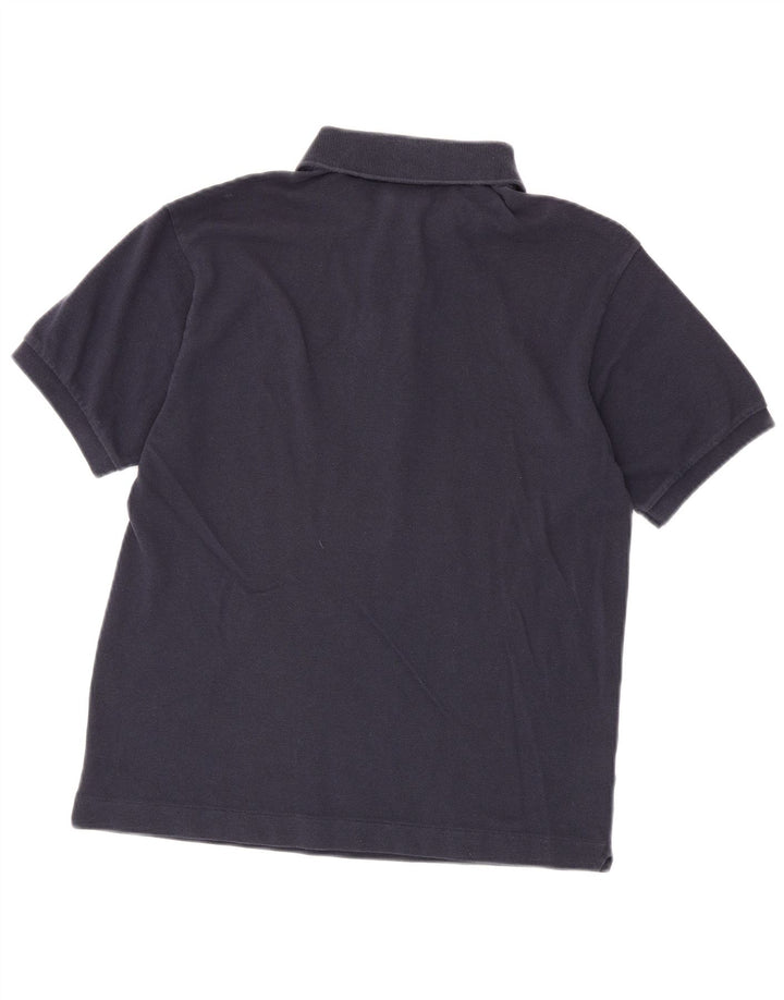 Tricou polo Lacoste pentru bărbați, mărime 4, bumbac albastru bleumarin mediu
