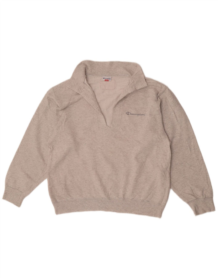 Pulover pentru femei Champion, cu ajustare larg, UK 14 Medium Gri Pete