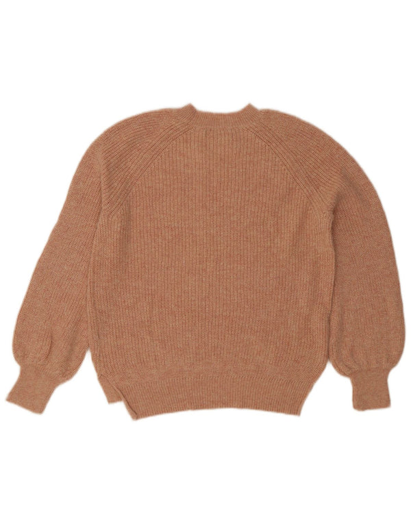 Marks & Spencer Pulover supradimensionat pentru femei cu gâtul turnat UK 10 Mic roz