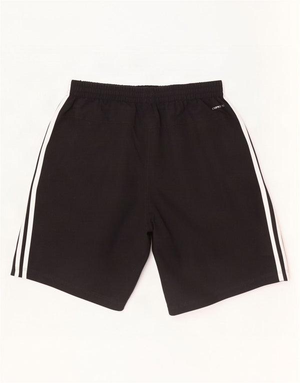 Pantaloni scurți Adidas Climalite Sport pentru bărbați, poliester negru mic
