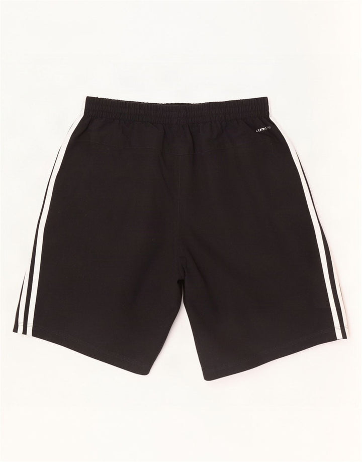 Pantaloni scurți Adidas Climalite Sport pentru bărbați, poliester negru mic