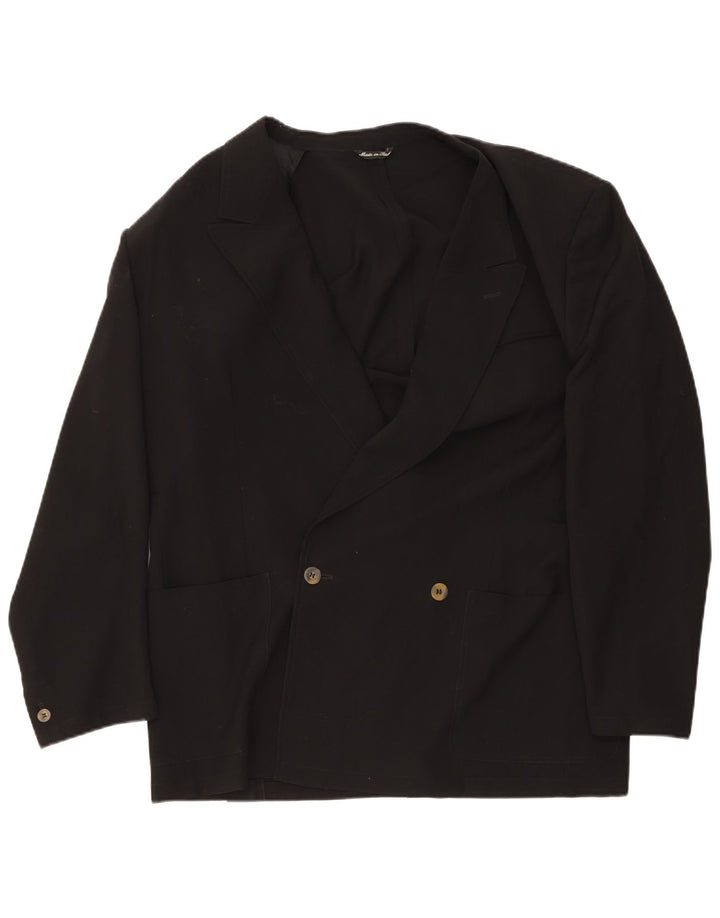Jachetă Blazer pentru bărbați Pal Zileri IT 52 XL Lână virgină neagră