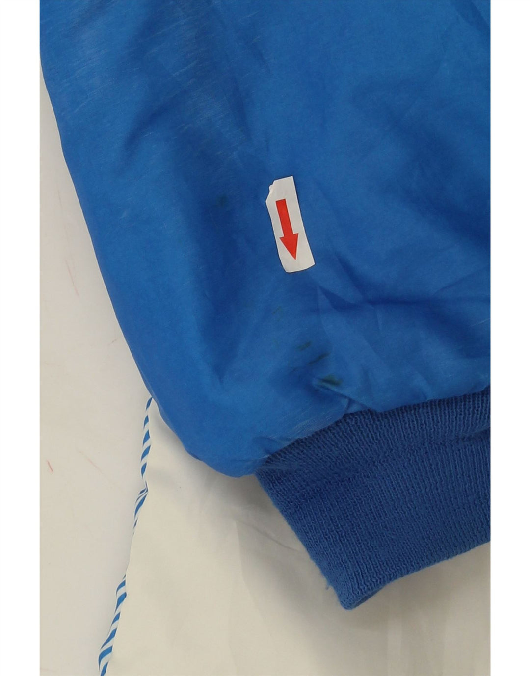 Jachetă căptușită vintage pentru bărbați UK 42 XL Albastru Colorblock