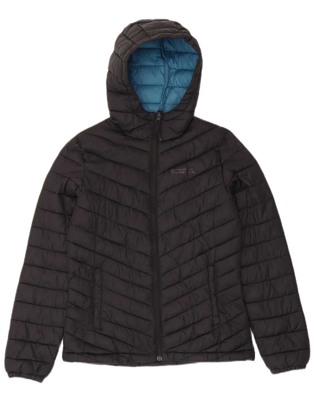 Jachetă căptușită cu glugă pentru femei Mountain Warehouse UK 8 Small Black Nylon